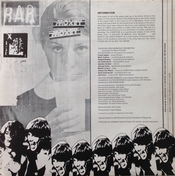 Frank Zappa – 200 Motels (Original Motion Picture Soundtrack), image 4