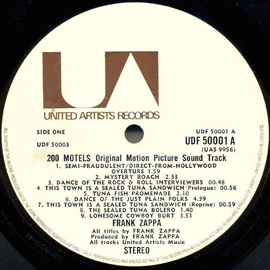 Frank Zappa – 200 Motels (Original Motion Picture Soundtrack), image 5