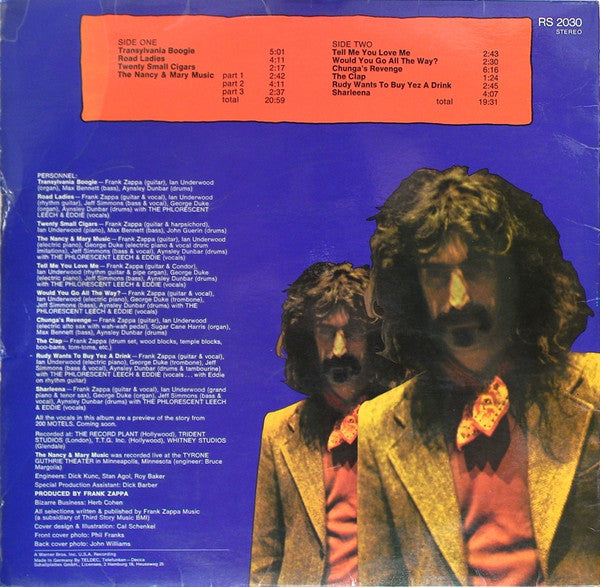 Frank Zappa – Chunga's Revenge, image 4