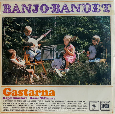 Front cover of Gastarna – Banjo-bandet, Sonet, Sweden, 1966