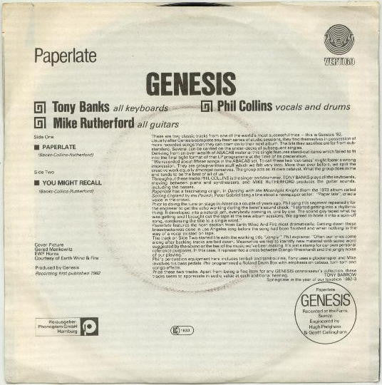 Genesis – Paperlate, image 2