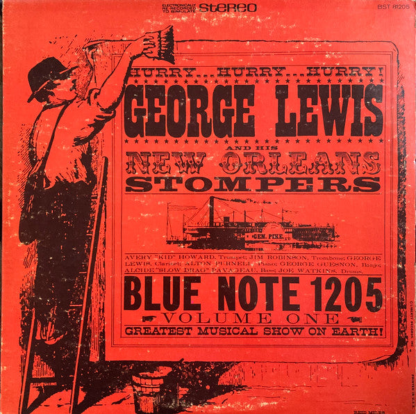Front cover of George Lewis And His New Orleans Stompers – George Lewis And His New Orleans Stompers (Volume 1), Blue Note, US, 1971