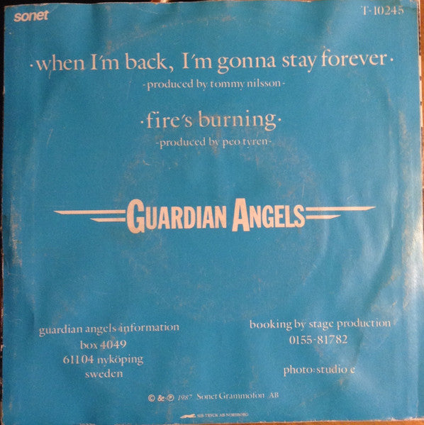 Guardian Angels – When I'm Back, I'm Gonna Stay Forever, image 2