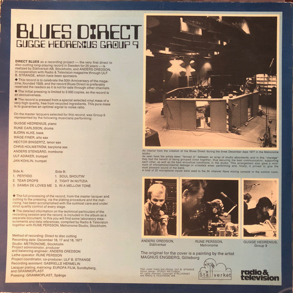 Gugge Hedrenius Group 9 – Blues Direct, image 3
