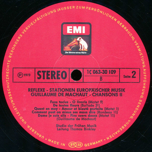 Guillaume de Machaut - Studio Der Frühen Musik, Thomas Binkley – Chansons 2, image 4