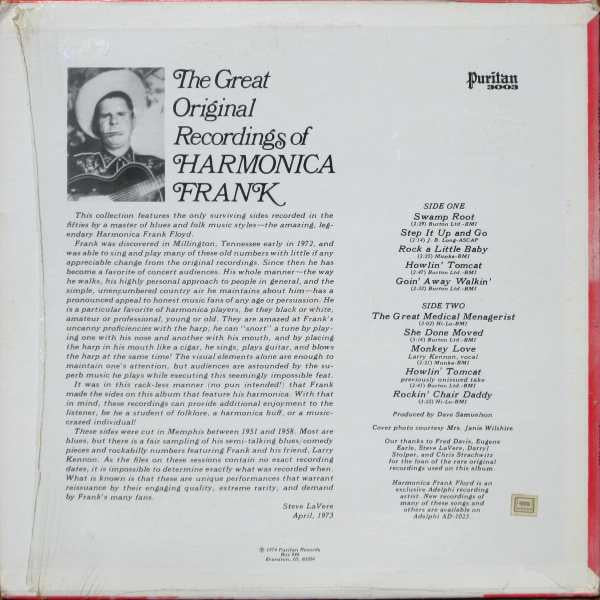 Harmonica Frank – The Great Original Recordings Of Harmonica Frank (1951-58), image 2