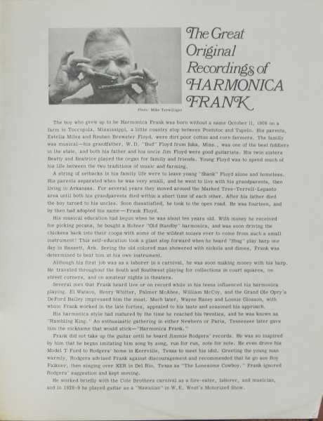 Harmonica Frank – The Great Original Recordings Of Harmonica Frank (1951-58), image 5