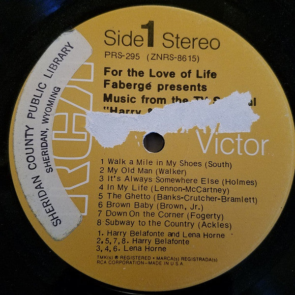 Harry Belafonte And Lena Horne – Harry & Lena, image 3