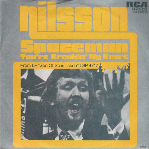 Front cover of Nilsson – Spaceman, RCA Victor, Germany, 1972