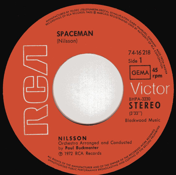Nilsson – Spaceman, image 2