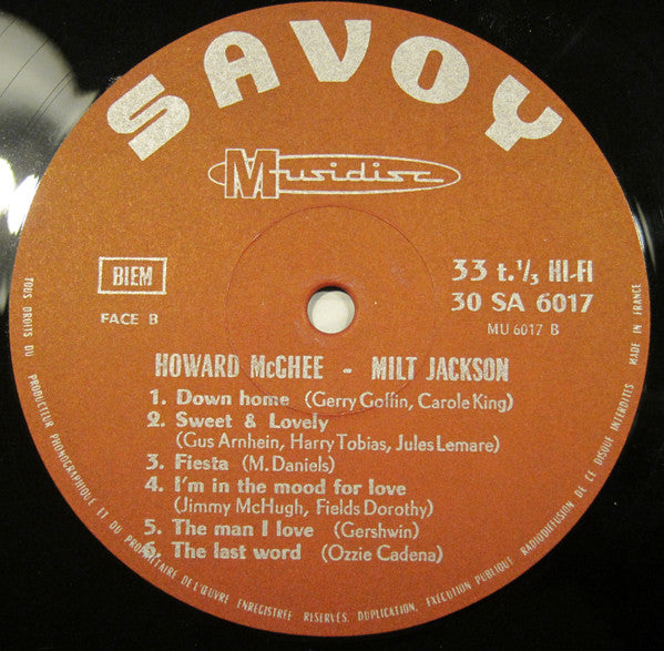 Howard McGhee - Milt Jackson – Howard McGhee Et Milt Jackson, image 4