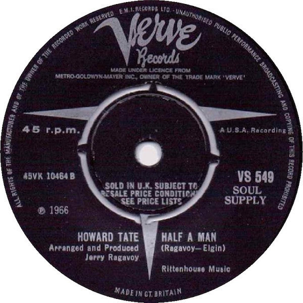 Howard Tate – Look At Granny Run Run / Half A Man, image 2