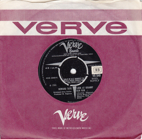 Howard Tate – Look At Granny Run Run / Half A Man, image 3