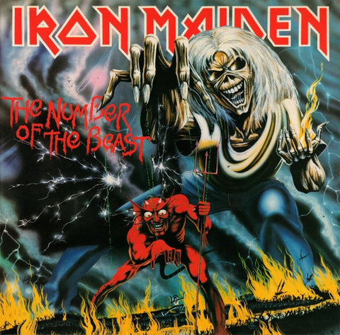 Front cover of Iron Maiden – The Number Of The Beast, EMI, Europe, 1982
