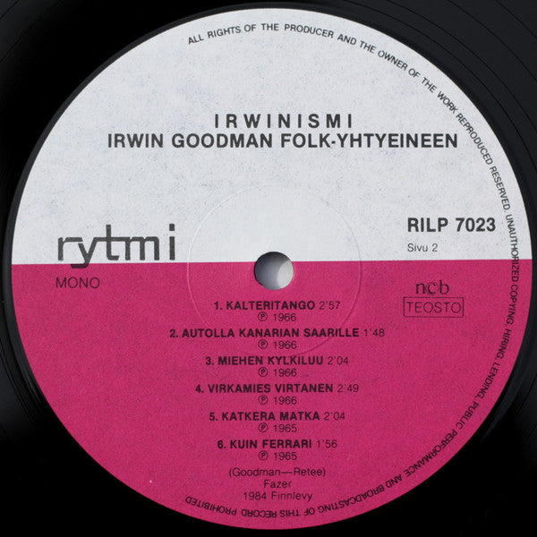 Irwin Goodman – Irwinismi, image 4
