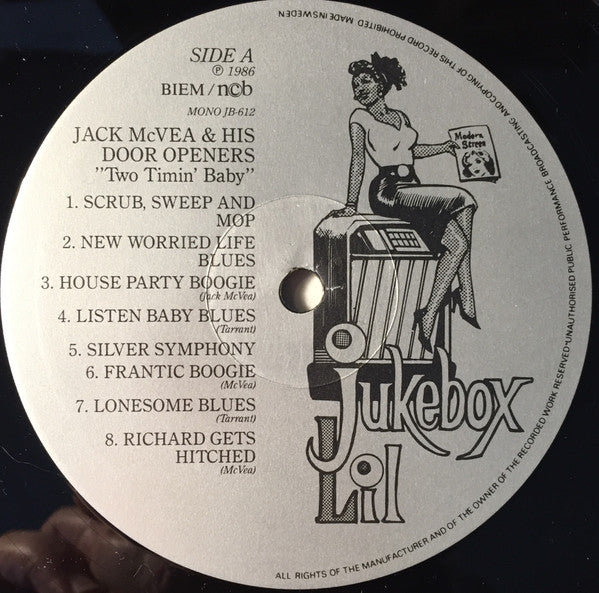 Jack McVea And His Door Openers – Two Timin' Baby, image 5
