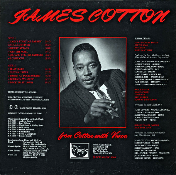 James Cotton – From Cotton With Verve, image 2