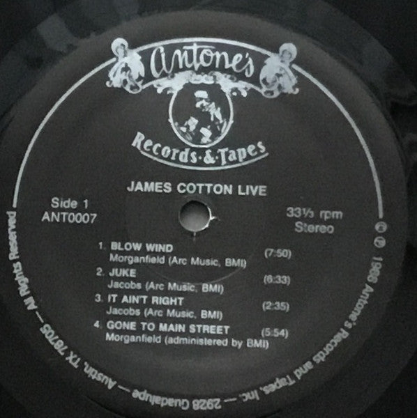 James Cotton – Recorded Live At Antone's Night Club, image 3
