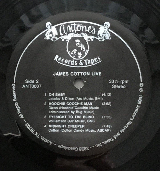 James Cotton – Recorded Live At Antone's Night Club, image 4