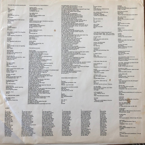 Jan Erik Vold Og Chet Baker – Blåmann! Blåmann!, image 4