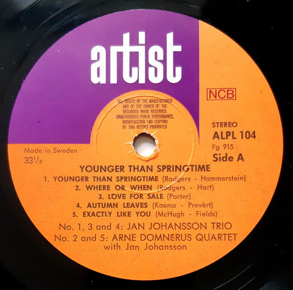 Jan Johansson – Younger Than Springtime, image 3