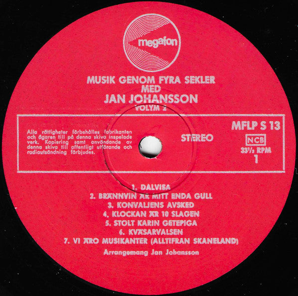 Jan Johansson – Musik Genom Fyra Sekler, image 4