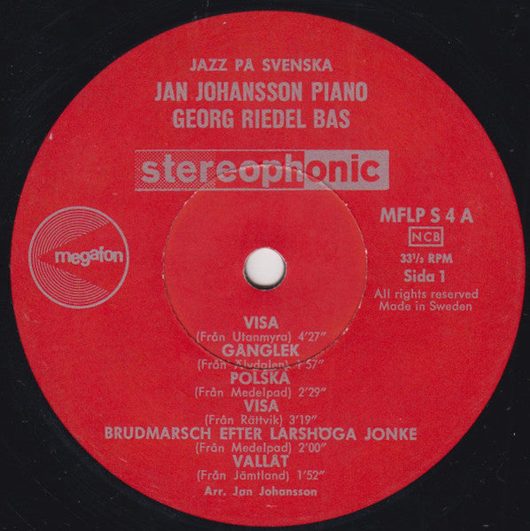 Jan Johansson – Jazz På Svenska, image 3