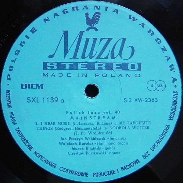 Jan "Ptaszyn" Wróblewski, Wojciech Karolak – Mainstream, image 3