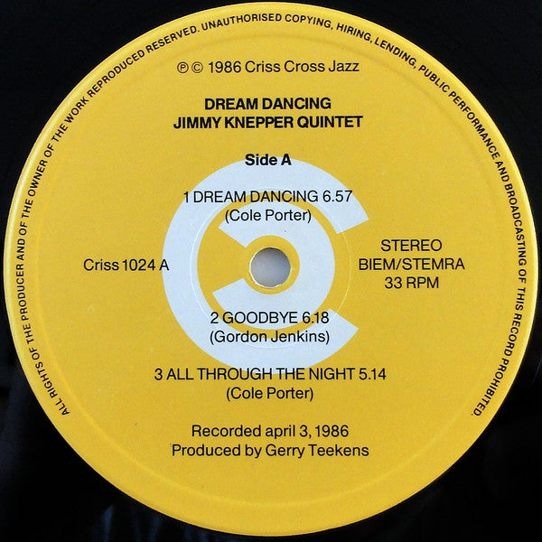 Jimmy Knepper Quintet – Dream Dancing, image 3