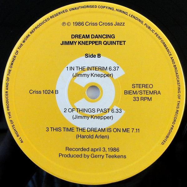Jimmy Knepper Quintet – Dream Dancing, image 4