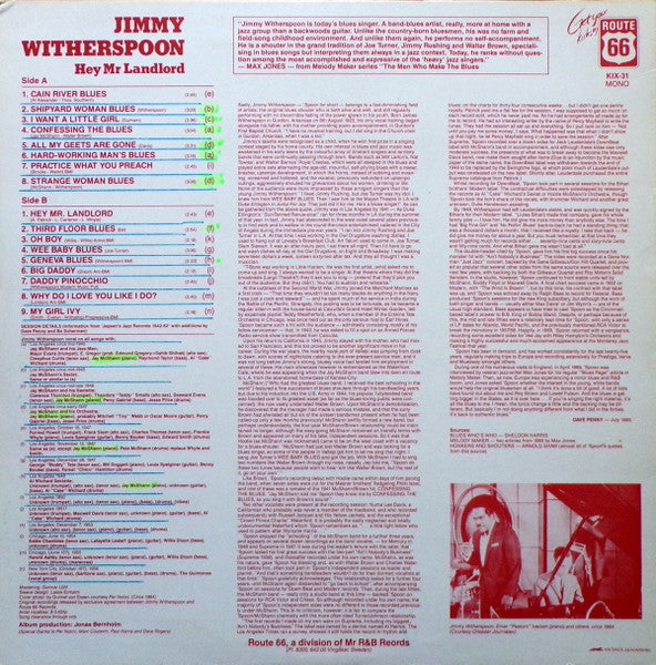 Jimmy Witherspoon – Hey Mr. Landlord, image 2