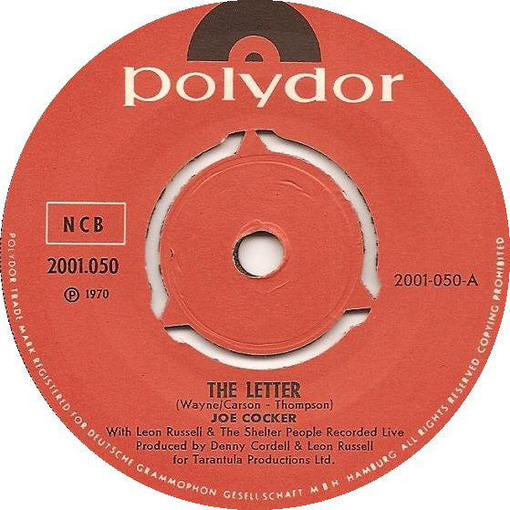Joe Cocker – The Letter, image 2