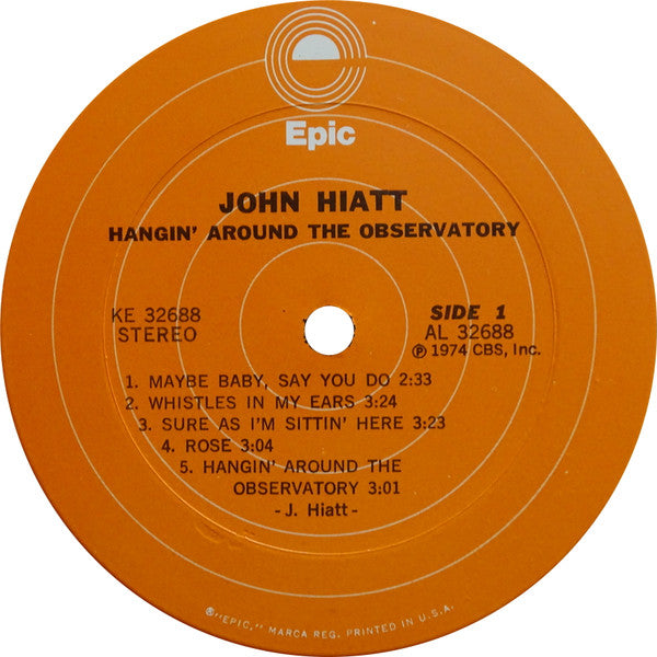 John Hiatt – Hangin' Around The Observatory, image 3