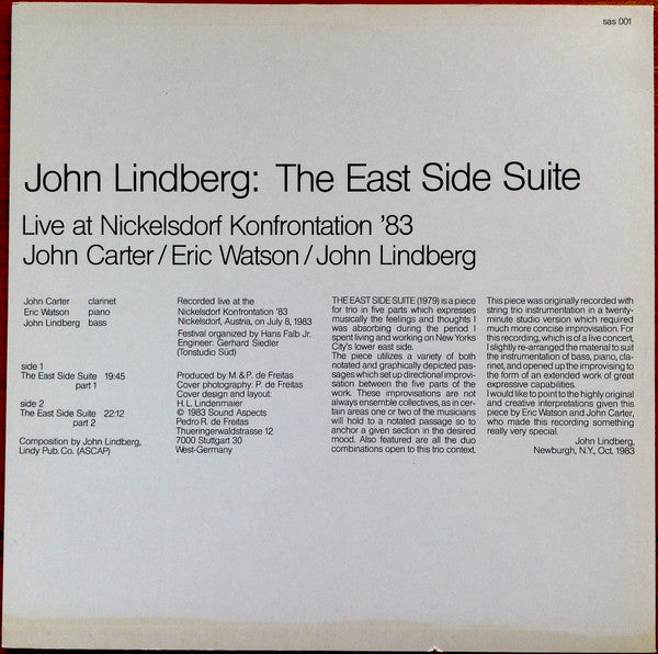 John Lindberg – The East Side Suite, image 2