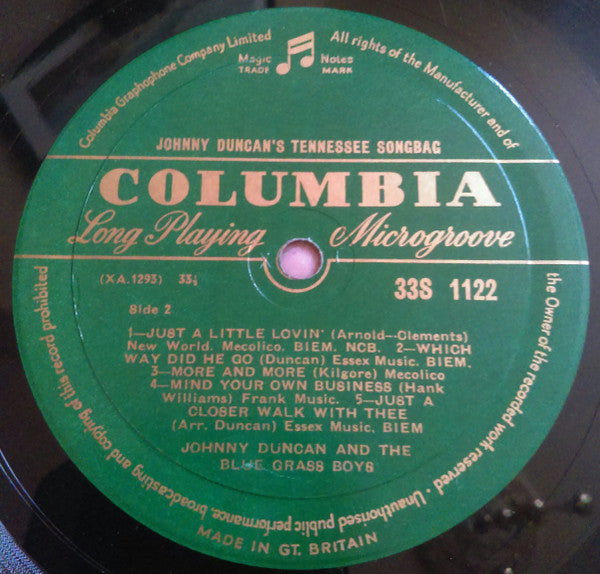 Johnny Duncan – Johnny Duncan's Tennessee Song Bag, image 5