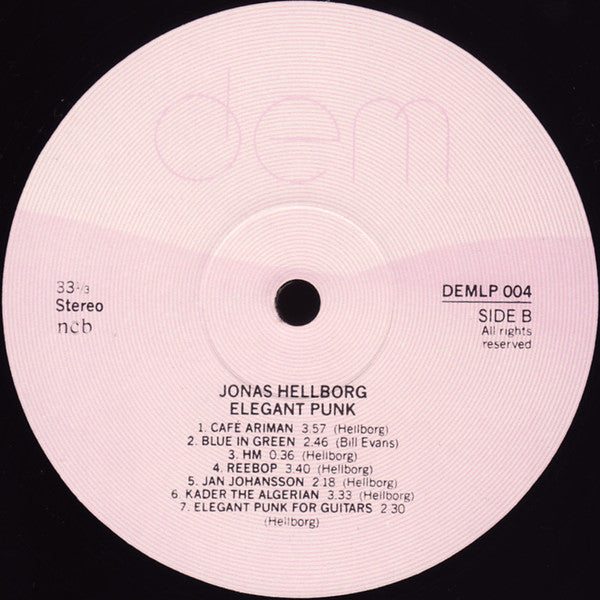 Jonas Hellborg – Elegant Punk, image 4