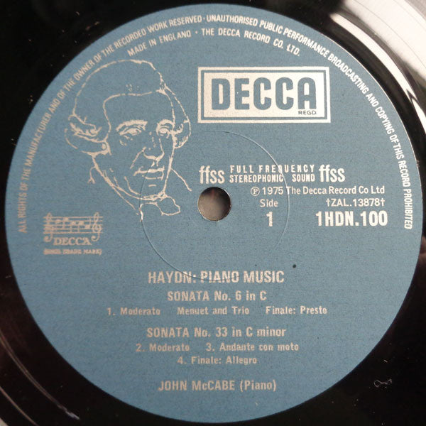 Haydn - John McCabe – The Haydn Piano Sonatas Volume 1, image 3
