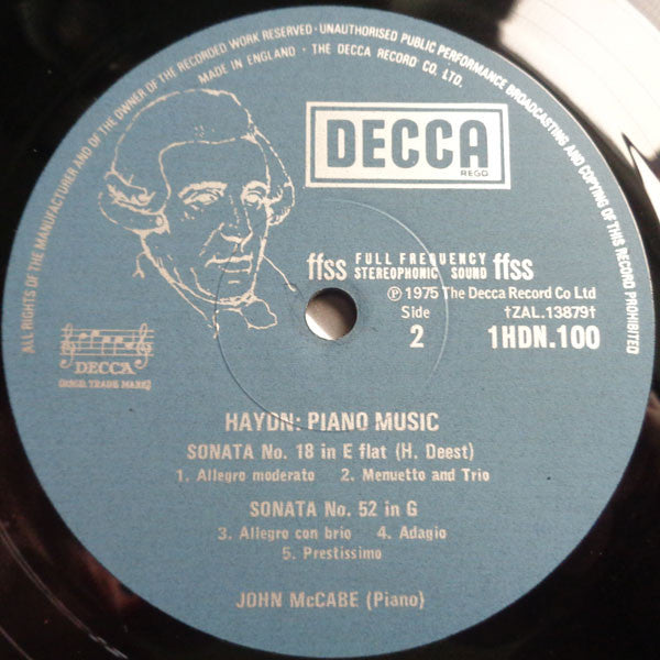 Haydn - John McCabe – The Haydn Piano Sonatas Volume 1, image 4