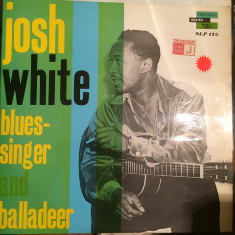 Front cover of Josh White – Blues Singer And Balladeer, Storyville, UK