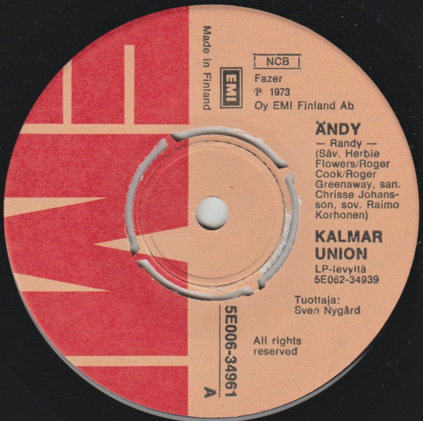 Kalmar Union – Ändi (Randy) / En Oo Vaari (Hello Buddy), image 2