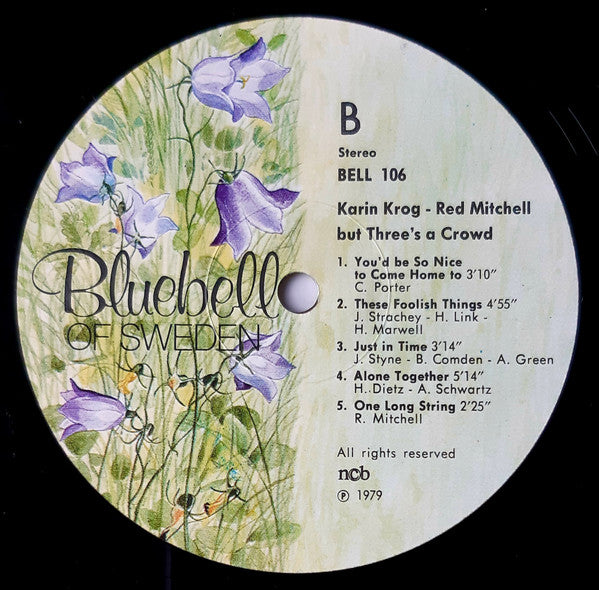 Karin Krog & Red Mitchell – But Three's A Crowd, image 4
