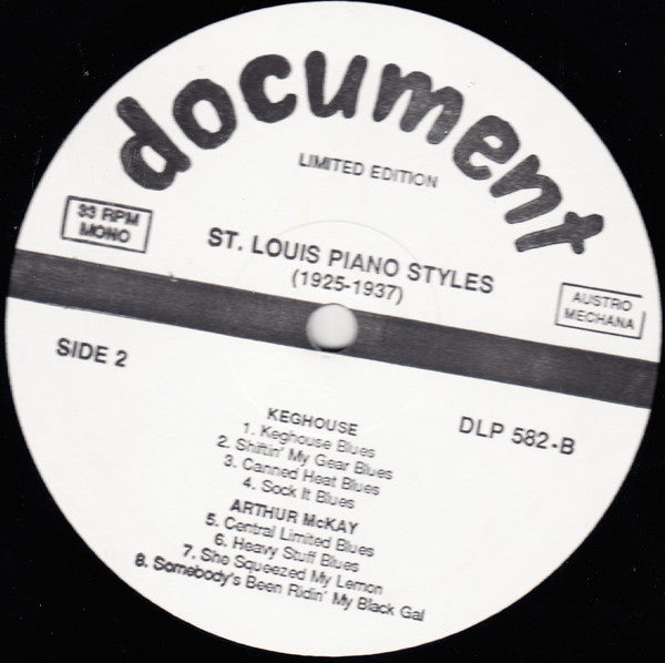 Katherine C.McDavid, Barrelhouse Buck McFarland, Keghouse, Arthur McKay – St. Louis Piano Styles (1925-1937) (Complete Recordings), image 4