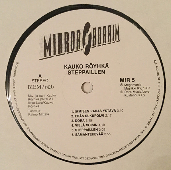Kauko Röyhkä – Steppaillen, image 3