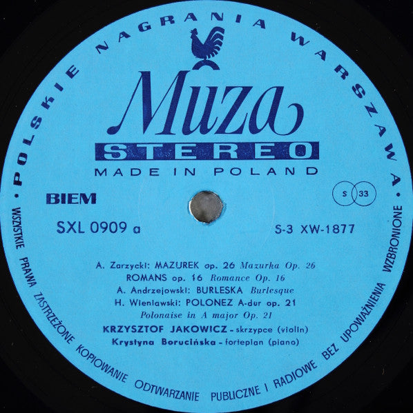 Krzysztof Jakowicz – Plays Polish Violin Miniatures, image 3