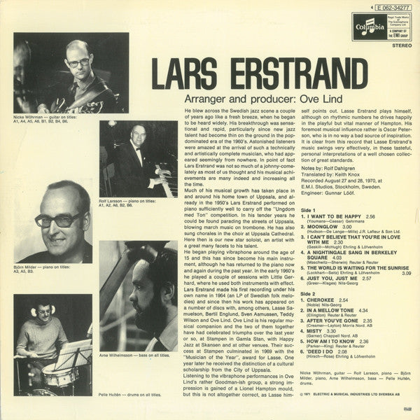 Lars Erstrand – I Want To Be Happy, image 2