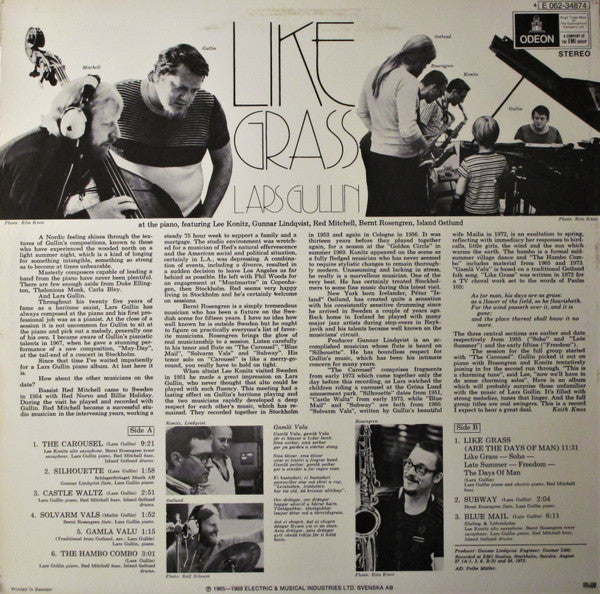 Lars Gullin – Like Grass, image 2