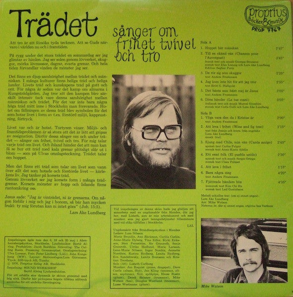 Lars Åke Lundberg – Trädet - Sånger Om Frihet Tvivel Och Tro, image 2
