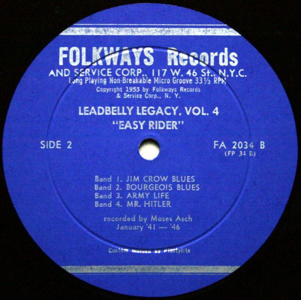 Leadbelly – Easy Rider (Leadbelly Legacy Volume Four), image 4