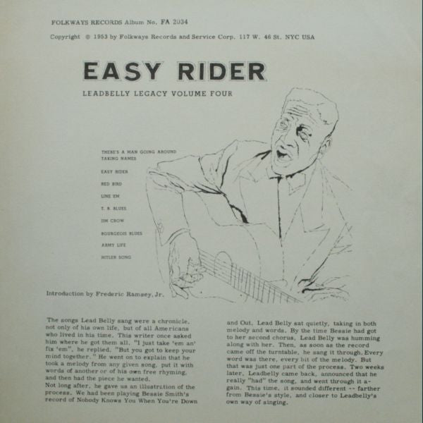 Leadbelly – Easy Rider (Leadbelly Legacy Volume Four), image 5