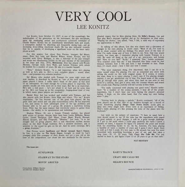 Lee Konitz – Very Cool, image 3